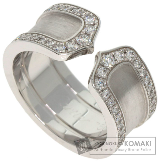 Cartier　カルティエ　K18WG 天然ダイヤモンド　C2リング　50号 Cartier カルティエ K18WG 天然ダイヤモンド C2リング 50号 Cartier