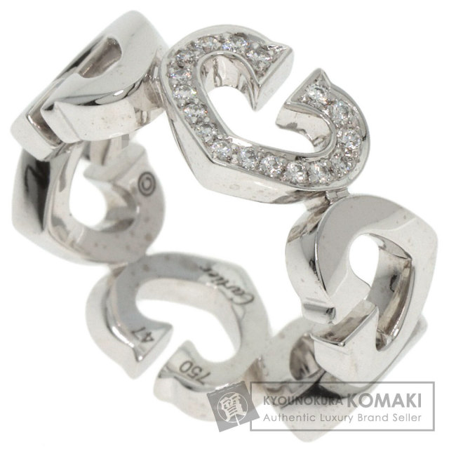 CARTIER カルティエ C2 ダイヤモンド SM #47 リング・指輪 K18ホワイト