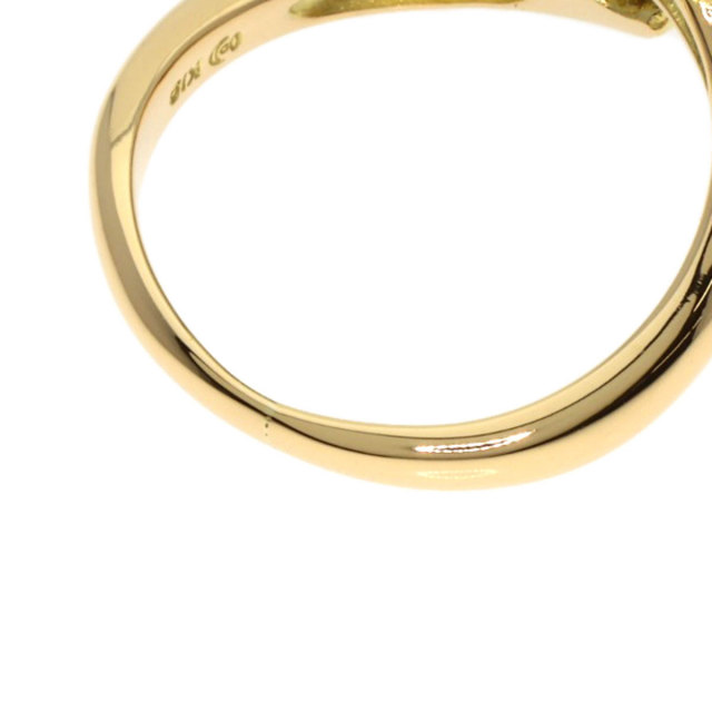 タサキ　K18　真珠3つ ゴールドリング　アクセサリー　指輪　パール 13/美品 田崎真珠 タサキ K18 パール約4.0-6.4mm珠 リング 指輪