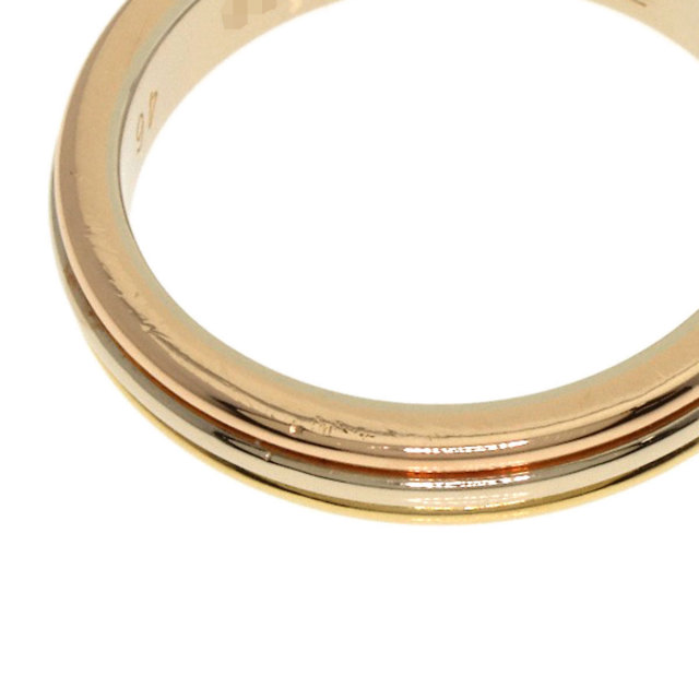 カルティエ　ゴールド スリーカラートリニティリング　46 カルティエトリニティリング スリーカラー #46 レディース