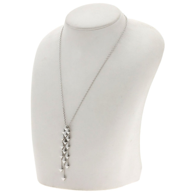 CHANEL マトラッセネックレス CHANEL シャネル マトラッセ スウィング ネックレス K18ホワイト