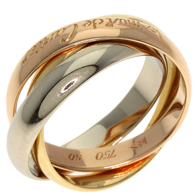 CARTIER カルティエ トリニティ #50 リング・指輪 K18イエロー