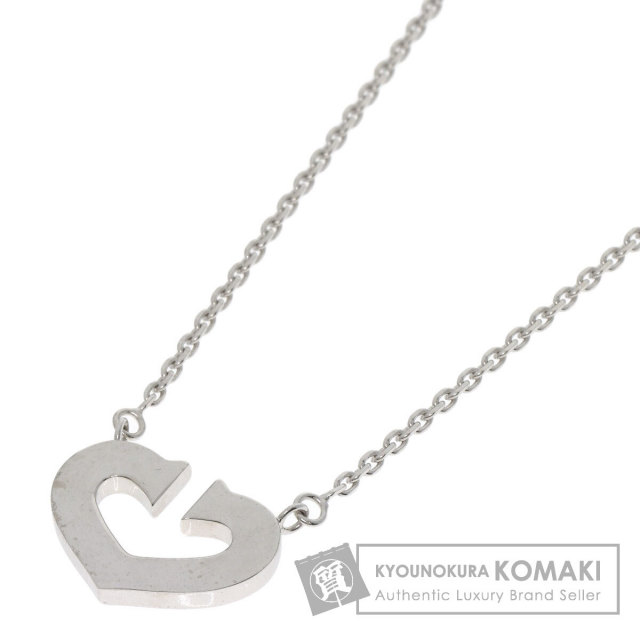 CARTIER カルティエ Cハート ダイヤモンド ネックレス K18