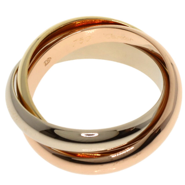 カルティエ　トリニティリング　SM 57 K18 2025年最新】カルティエ トリニティリング 57の人気アイテム