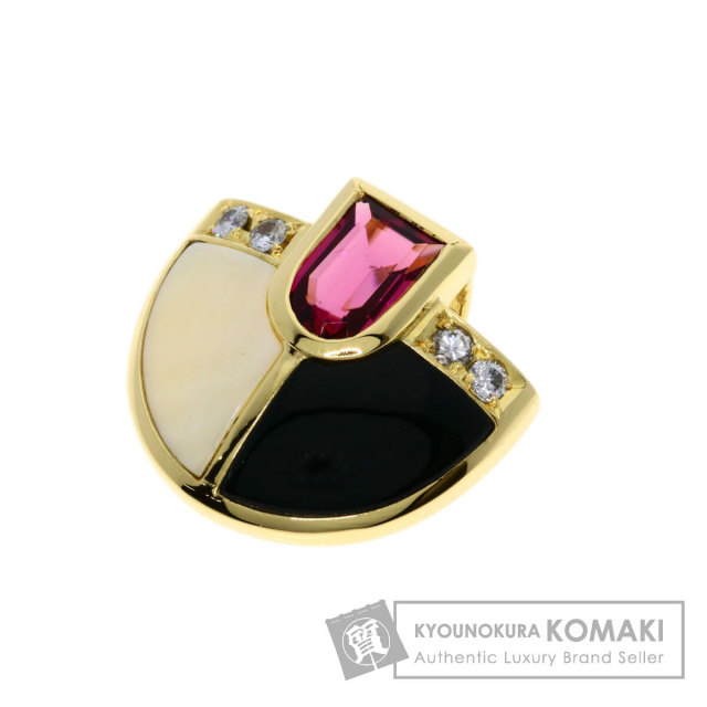 TASAKI タサキ ダイヤモンド オニキス ペンダントトップ K18