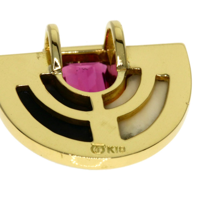 TASAKI タサキ ダイヤモンド オニキス ペンダントトップ K18