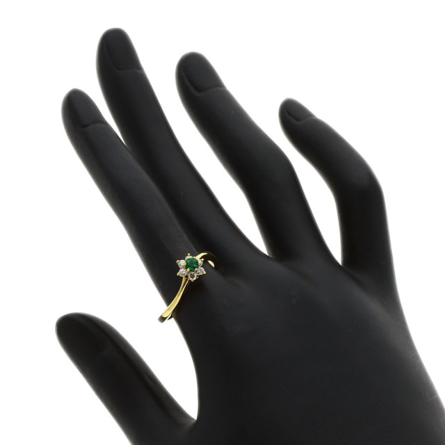 TIFFANY&Co. ティファニー バターカップ エメラルド ダイヤモンド