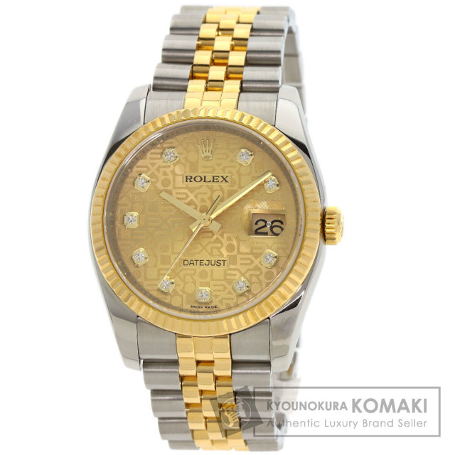 ロレックス 腕時計 デイトジャスト 10P ダイヤモンド