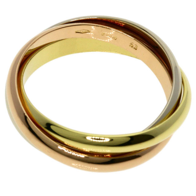 CARTIER カルティエ トリニティ SM #53 リング・指輪 K18イエロー