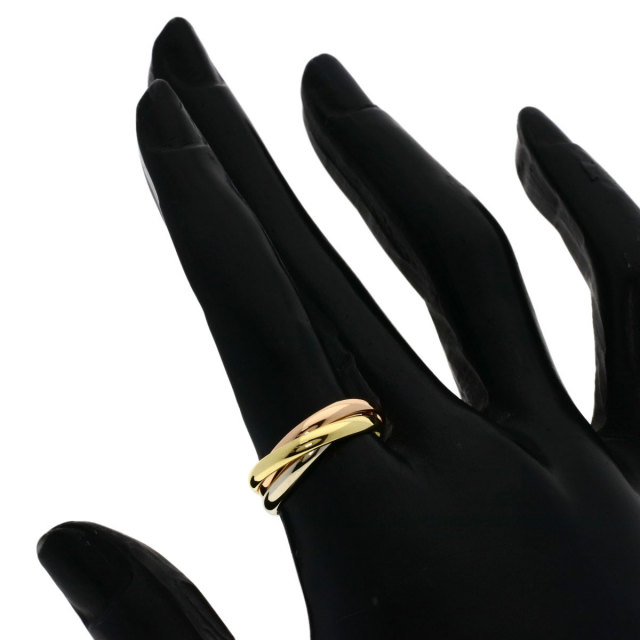 CARTIER カルティエ トリニティ SM #52 リング・指輪 K18イエロー