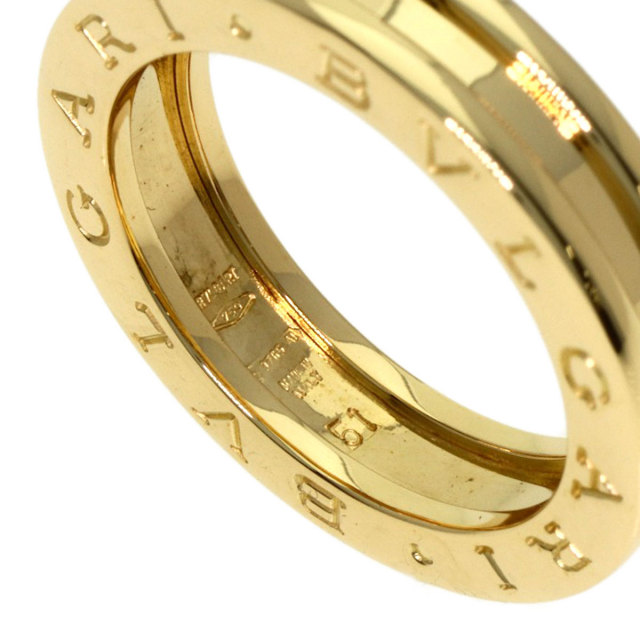 BVLGARI ゴールドリング サイズ51 BVLGARI ブルガリ B-zero1 ビーゼロワン 1バンド #51 リング・指輪 K18