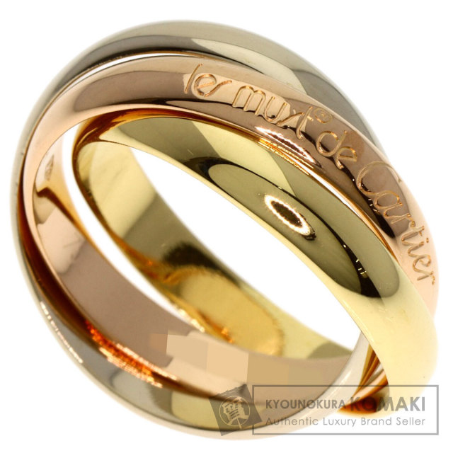 CARTIER カルティエ トリニティ #52 リング・指輪 K18イエローゴールド
