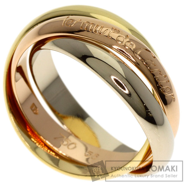 CARTIER カルティエ トリニティ #56 リング・指輪 K18イエローゴールド