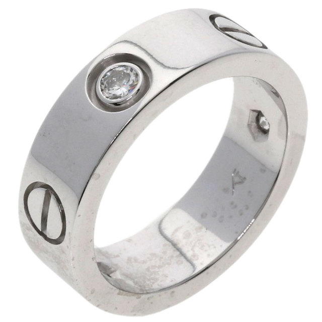 カルティエ リング・指輪 ラブリング ハーフ ダイヤモンド #49