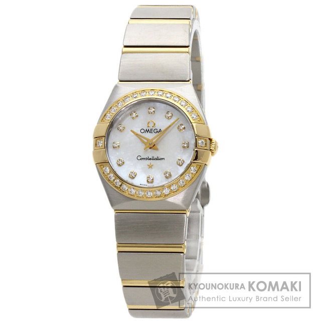オメガ 腕時計 コンステレーション ミニ ブラッシュ ダイヤモンド