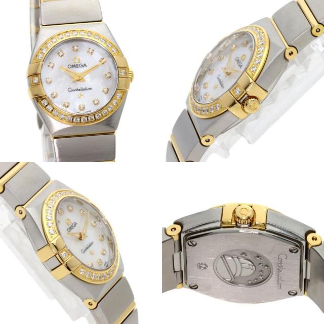 オメガ 腕時計 コンステレーション ミニ ブラッシュ ダイヤモンド