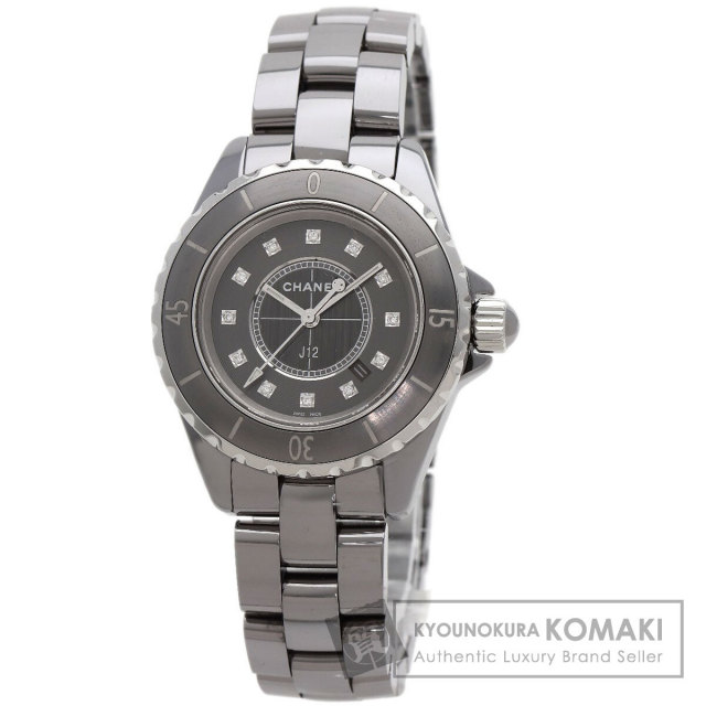 シャネル 腕時計 J12 33mm クロマティック 33mm 12P ダイヤモンド