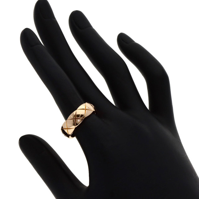 R*.様 シャネル　ココクラッシュ　リング　ミディアム　K18 WG 53号　1 商品詳細｜CHANEL(シャネル) K18ベージュゴールド ダイヤ53P(約0.44ct