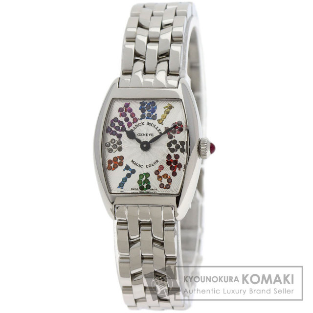 FRANCK MULLER フランクミュラー 2252QZ COL DRM D トノウカーベックス  カラードリーム 腕時計 SS SS レディース [中古] FRANCK MULLER フランクミュラー 2252QZ COL DRM D トノウカーベックス