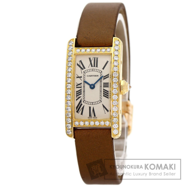 CARTIER カルティエ WE100151 タンクフランセーズ SM 腕時計 K18
