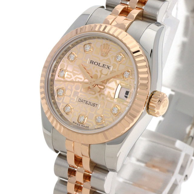 ロレックス 腕時計 デイトジャスト 10P ダイヤモンド