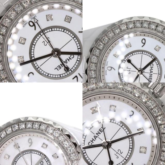 シャネル 腕時計 J12 29mm 8P ダイヤモンド ホワイト セラミック