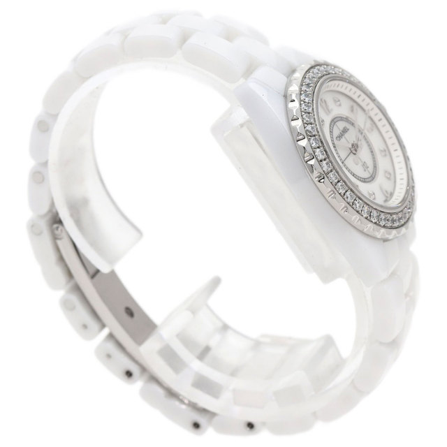 シャネル 腕時計 J12 29mm 8P ダイヤモンド ホワイト セラミック