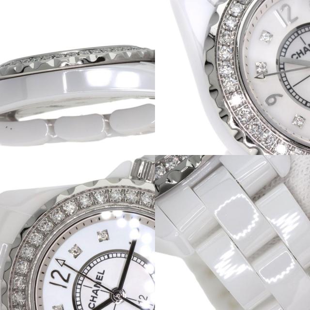 シャネル 腕時計 J12 29mm 8P ダイヤモンド ホワイト セラミック
