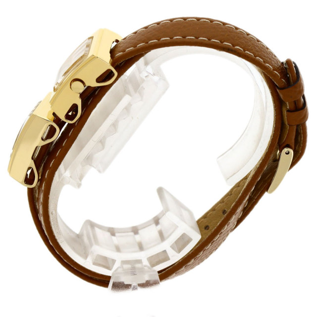 MIKIMOTO ミキモト マルチフォーム 腕時計 GP/革 レディース [中古