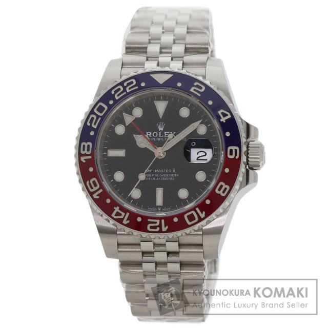 ロレックス 腕時計 GMTマスター2 赤青ベゼル