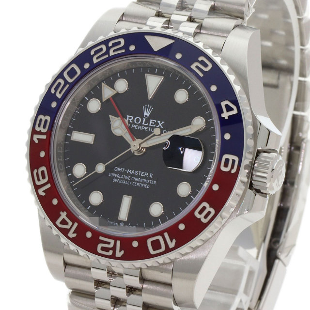 ロレックス 腕時計 GMTマスター2 赤青ベゼル