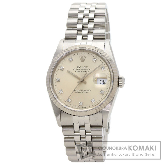 ロレックス 腕時計 デイトジャスト 10P ダイヤモンド
