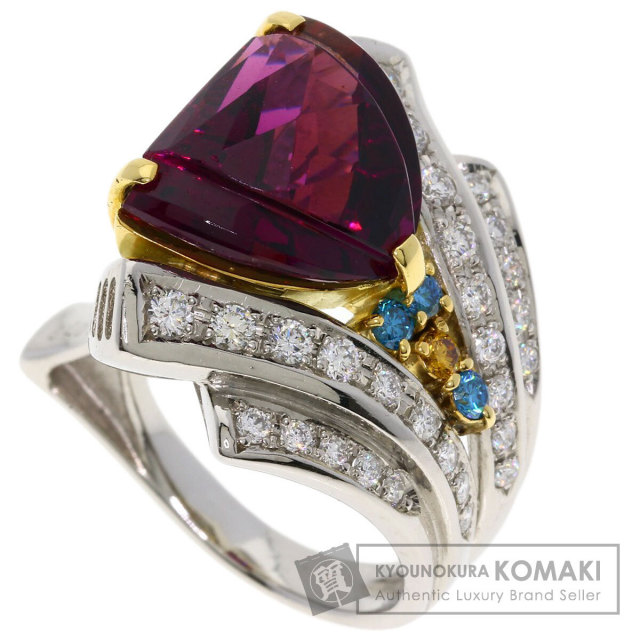 梶光夫 リング・指輪 ガーネット ダイヤモンド カラーストーン