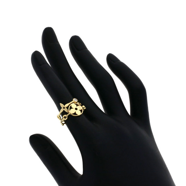 ルイヴィトン リング・指輪 バーグ モノグラムスキン ダイヤモンド #49