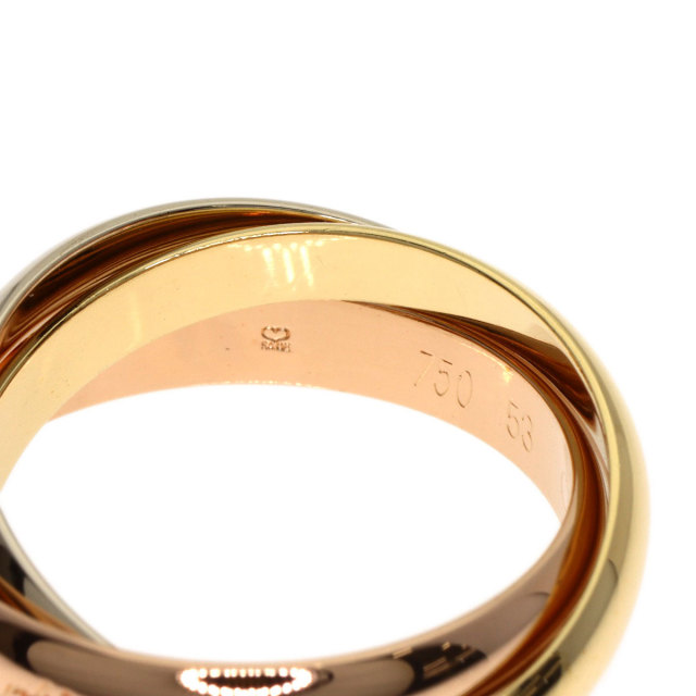 CARTIER カルティエ トリニティ #53 リング・指輪 K18イエローゴールド