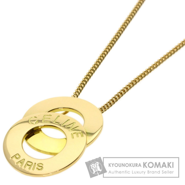 セリーヌ ネックレス ダブルサークル