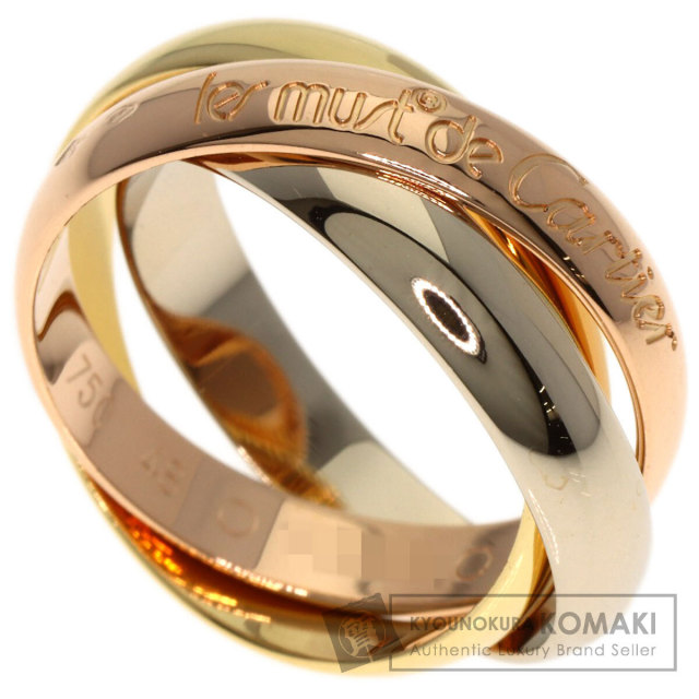 CARTIER カルティエ トリニティ #48 リング・指輪 K18イエローゴールド