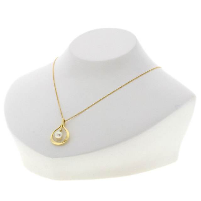 ミキモト　オメガパールネックレス　K18 8g MIKIMOTO ミキモト パール 真珠 ネックレス K18イエローゴールド