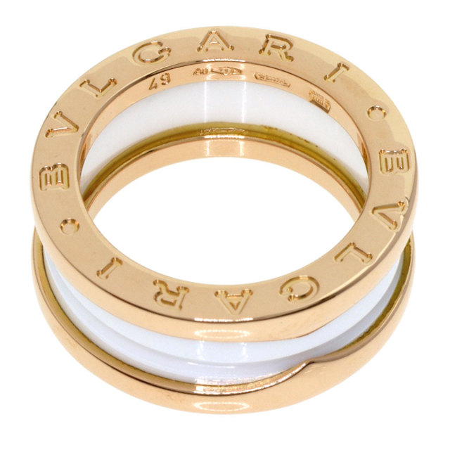 ブルガリ リング・指輪 B-zero1 ビーゼロワン 3バンド セラミック #49