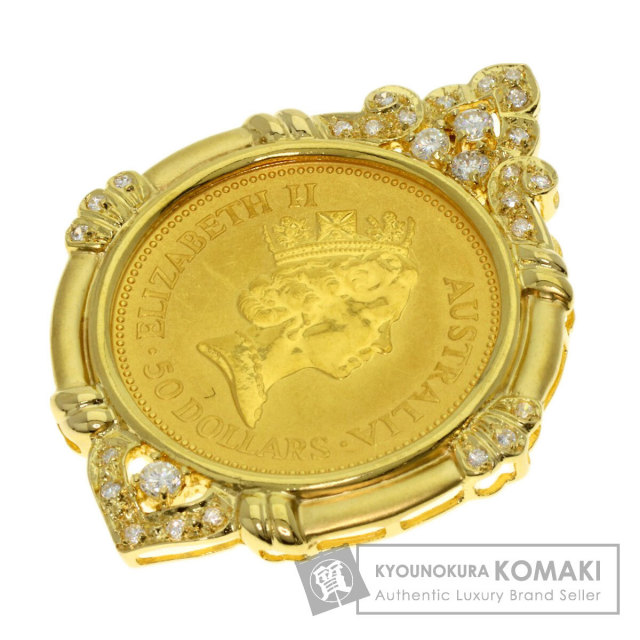 セレクトジュエリー ペンダントトップ オーストラリア コイン カンガルーモチーフ