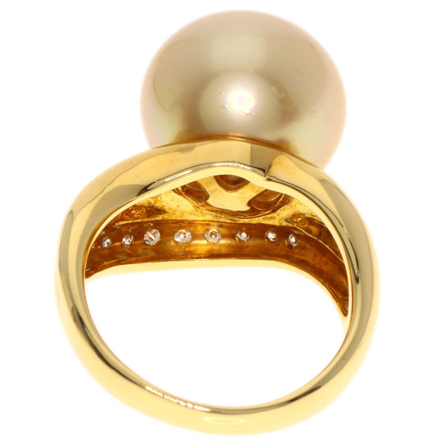 TASAKI タサキ パール 真珠 ダイヤモンド リング・指輪 K18イエロー