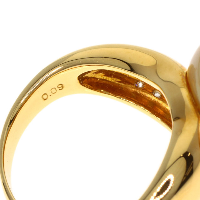 TASAKI タサキ パール 真珠 ダイヤモンド リング・指輪 K18イエロー