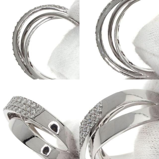 Ponte Vecchio ポンテヴェキオ クロス ダイヤモンド リング・指輪 K18