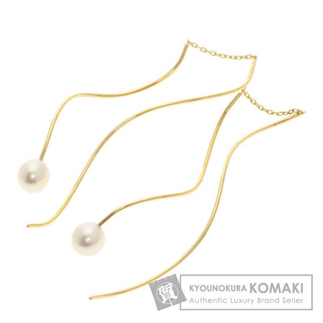 MIKIMOTO ミキモト パール 真珠 ロング ネックレス K14イエロー