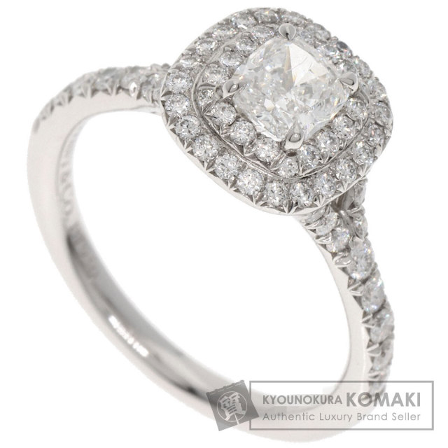 TIFFANY&Co. ティファニー ソレスト クッション カット ダイヤモンド E