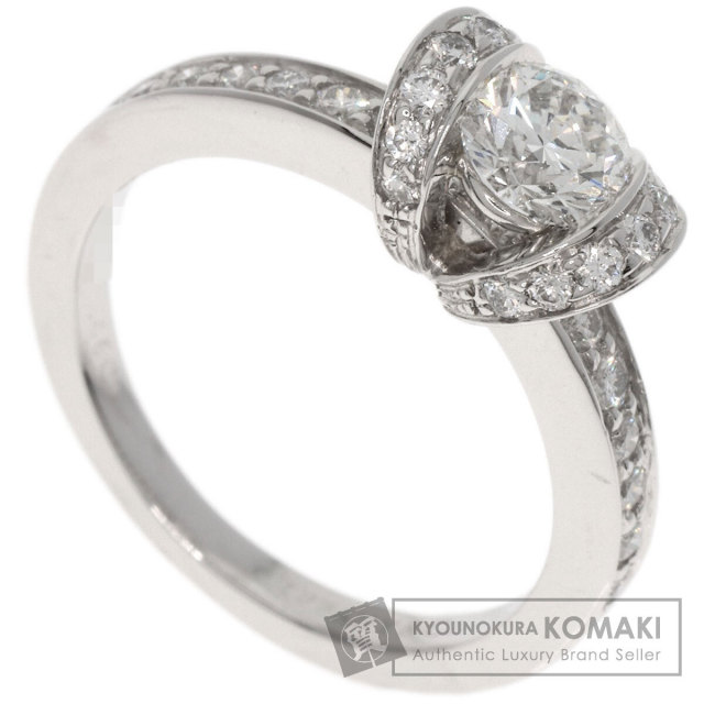 TIFFANY&Co. ティファニー リボン ダイヤモンド I-VVS1-EX リング