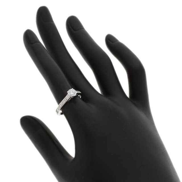 ★ Cartier プラチナ　天然ダイヤモンド　リング　#52 指輪　未使用 CARTIER カルティエ ソリテール ダイヤモンド #52 リング・指輪