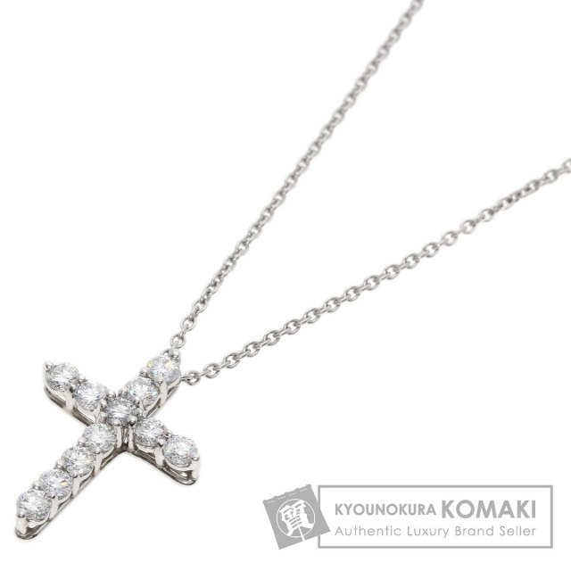 TIFFANY&Co. ティファニー スモール クロス ダイヤモンド ネックレス