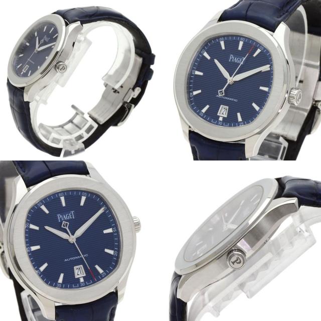 ピアジェ 腕時計 ポロ デイト 42mm ブルー