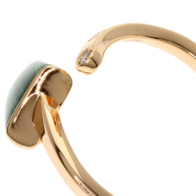 ブルガリ リング・指輪 ジェラーティ マラカイト ダイヤモンド #50